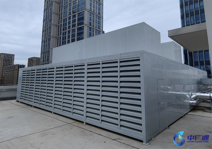 ?普陀區(qū)國(guó)浩長(zhǎng)風(fēng)屋面中央空調(diào)風(fēng)冷熱泵機(jī)組降噪